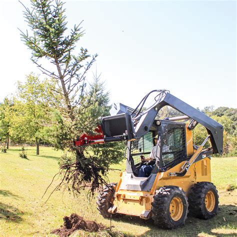 skid steer tree removal attachment|skid steer attachments tree puller.